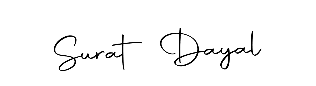 You should practise on your own different ways (Autography-DOLnW) to write your name (Surat Dayal) in signature. don't let someone else do it for you. Surat Dayal signature style 10 images and pictures png
