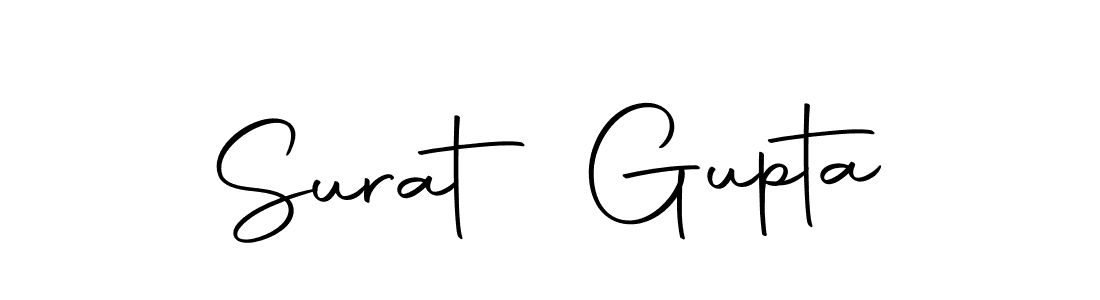 Create a beautiful signature design for name Surat Gupta. With this signature (Autography-DOLnW) fonts, you can make a handwritten signature for free. Surat Gupta signature style 10 images and pictures png