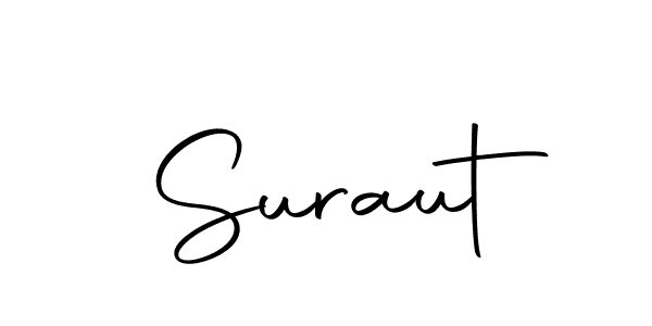 How to make Suraut name signature. Use Autography-DOLnW style for creating short signs online. This is the latest handwritten sign. Suraut signature style 10 images and pictures png