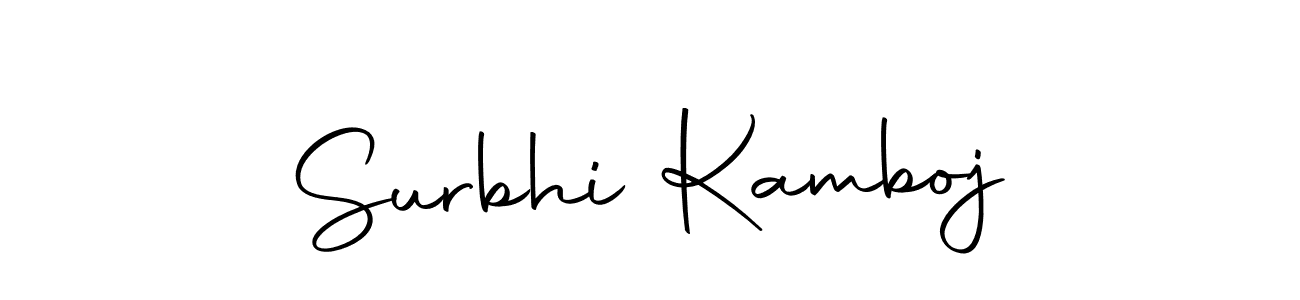 Make a short Surbhi Kamboj signature style. Manage your documents anywhere anytime using Autography-DOLnW. Create and add eSignatures, submit forms, share and send files easily. Surbhi Kamboj signature style 10 images and pictures png