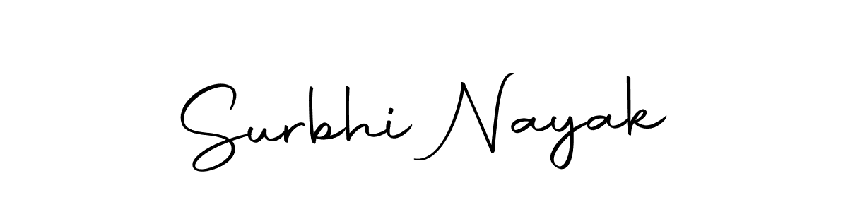 How to make Surbhi Nayak name signature. Use Autography-DOLnW style for creating short signs online. This is the latest handwritten sign. Surbhi Nayak signature style 10 images and pictures png