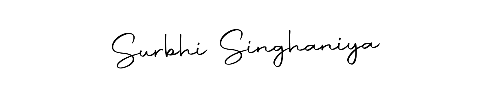 Make a beautiful signature design for name Surbhi Singhaniya. Use this online signature maker to create a handwritten signature for free. Surbhi Singhaniya signature style 10 images and pictures png