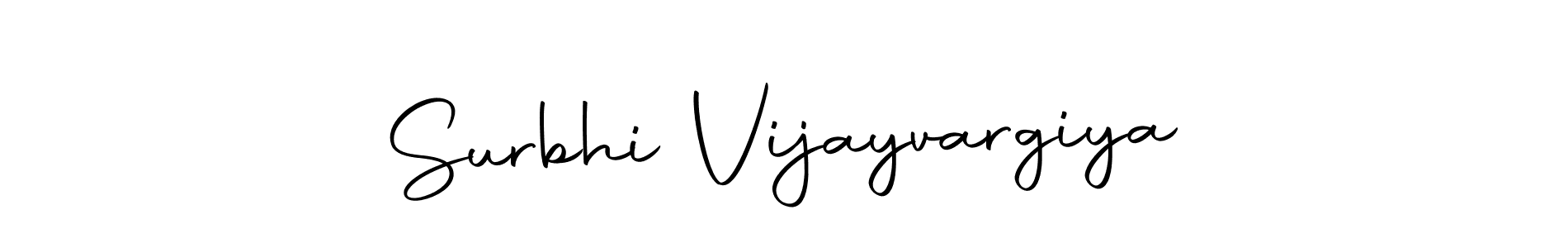 You can use this online signature creator to create a handwritten signature for the name Surbhi Vijayvargiya. This is the best online autograph maker. Surbhi Vijayvargiya signature style 10 images and pictures png