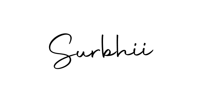 Surbhii stylish signature style. Best Handwritten Sign (Autography-DOLnW) for my name. Handwritten Signature Collection Ideas for my name Surbhii. Surbhii signature style 10 images and pictures png