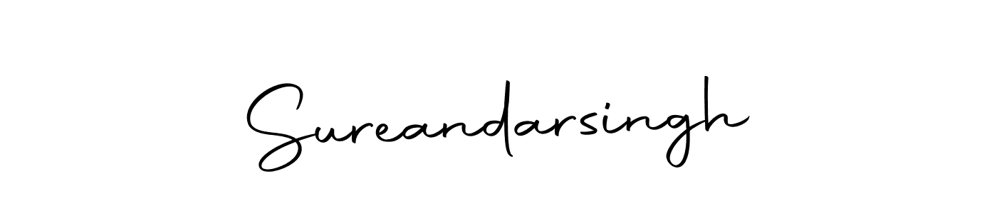 Make a beautiful signature design for name Sureandarsingh. Use this online signature maker to create a handwritten signature for free. Sureandarsingh signature style 10 images and pictures png