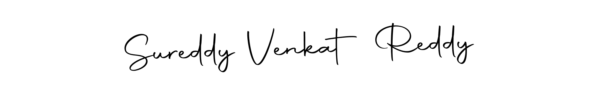 Design your own signature with our free online signature maker. With this signature software, you can create a handwritten (Autography-DOLnW) signature for name Sureddy Venkat Reddy. Sureddy Venkat Reddy signature style 10 images and pictures png