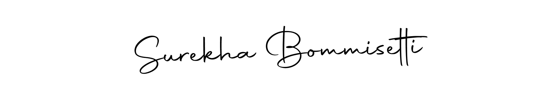 Create a beautiful signature design for name Surekha Bommisetti. With this signature (Autography-DOLnW) fonts, you can make a handwritten signature for free. Surekha Bommisetti signature style 10 images and pictures png
