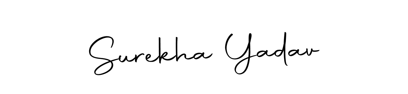 You can use this online signature creator to create a handwritten signature for the name Surekha Yadav. This is the best online autograph maker. Surekha Yadav signature style 10 images and pictures png