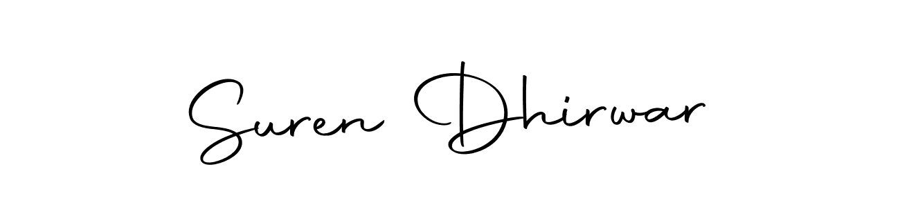 Also we have Suren Dhirwar name is the best signature style. Create professional handwritten signature collection using Autography-DOLnW autograph style. Suren Dhirwar signature style 10 images and pictures png