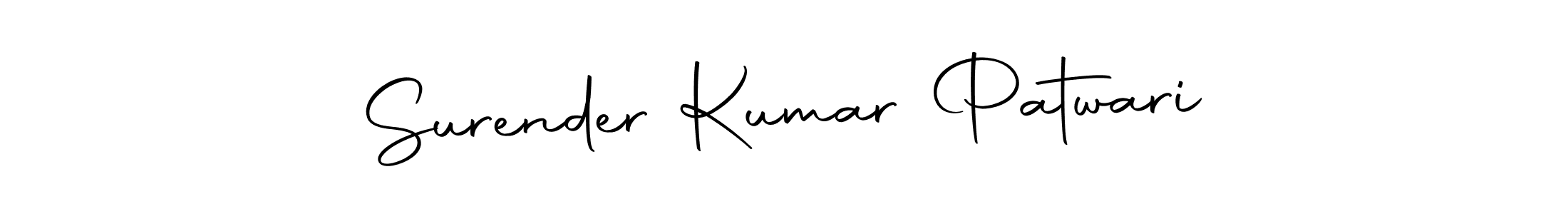 You can use this online signature creator to create a handwritten signature for the name Surender Kumar Patwari. This is the best online autograph maker. Surender Kumar Patwari signature style 10 images and pictures png