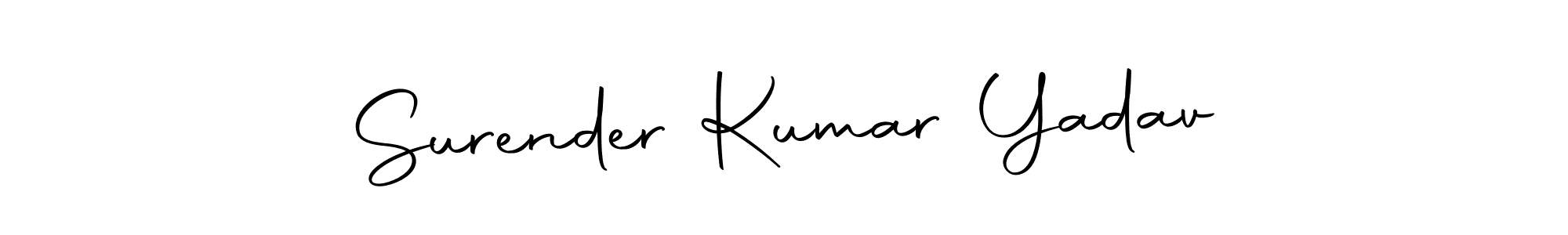 How to make Surender Kumar Yadav signature? Autography-DOLnW is a professional autograph style. Create handwritten signature for Surender Kumar Yadav name. Surender Kumar Yadav signature style 10 images and pictures png