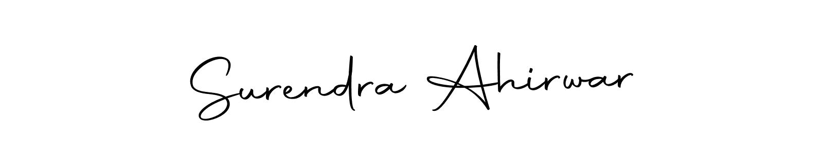 Make a short Surendra Ahirwar signature style. Manage your documents anywhere anytime using Autography-DOLnW. Create and add eSignatures, submit forms, share and send files easily. Surendra Ahirwar signature style 10 images and pictures png