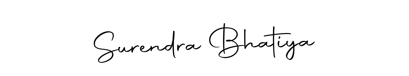 if you are searching for the best signature style for your name Surendra Bhatiya. so please give up your signature search. here we have designed multiple signature styles  using Autography-DOLnW. Surendra Bhatiya signature style 10 images and pictures png