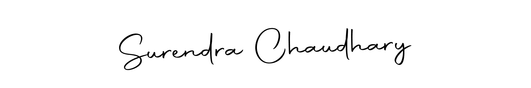 Create a beautiful signature design for name Surendra Chaudhary. With this signature (Autography-DOLnW) fonts, you can make a handwritten signature for free. Surendra Chaudhary signature style 10 images and pictures png