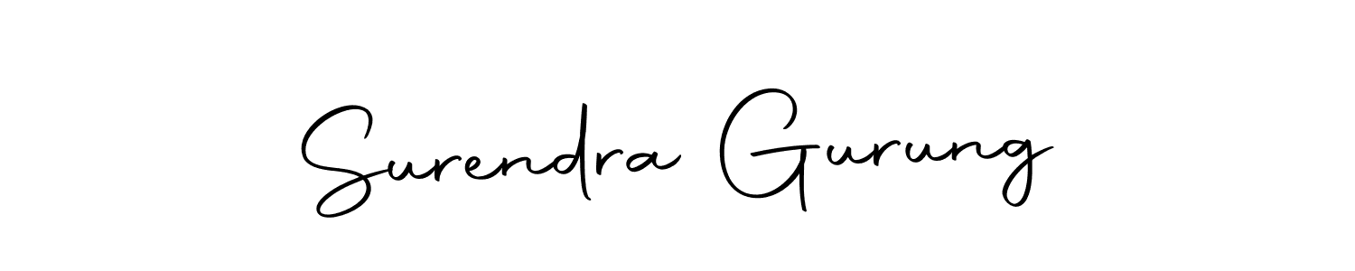 Make a beautiful signature design for name Surendra Gurung. With this signature (Autography-DOLnW) style, you can create a handwritten signature for free. Surendra Gurung signature style 10 images and pictures png