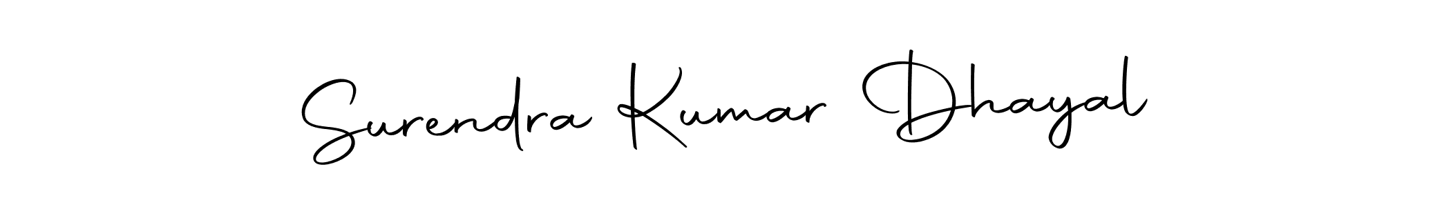 Make a beautiful signature design for name Surendra Kumar Dhayal. Use this online signature maker to create a handwritten signature for free. Surendra Kumar Dhayal signature style 10 images and pictures png