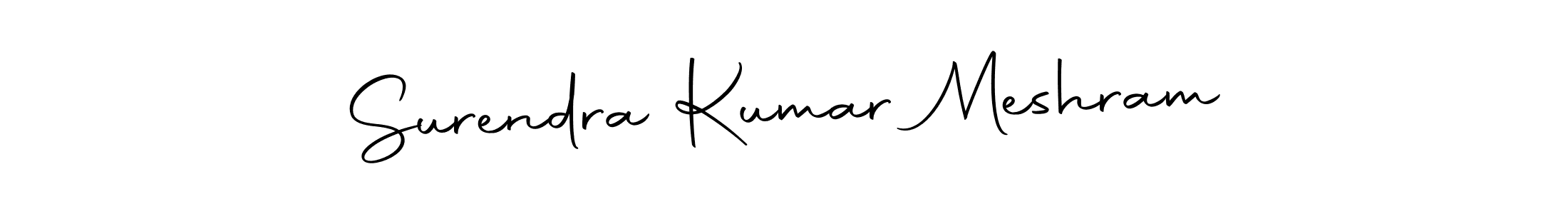 Make a beautiful signature design for name Surendra Kumar Meshram. Use this online signature maker to create a handwritten signature for free. Surendra Kumar Meshram signature style 10 images and pictures png