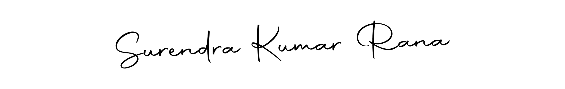 Use a signature maker to create a handwritten signature online. With this signature software, you can design (Autography-DOLnW) your own signature for name Surendra Kumar Rana. Surendra Kumar Rana signature style 10 images and pictures png