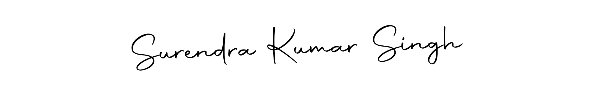 Create a beautiful signature design for name Surendra Kumar Singh. With this signature (Autography-DOLnW) fonts, you can make a handwritten signature for free. Surendra Kumar Singh signature style 10 images and pictures png