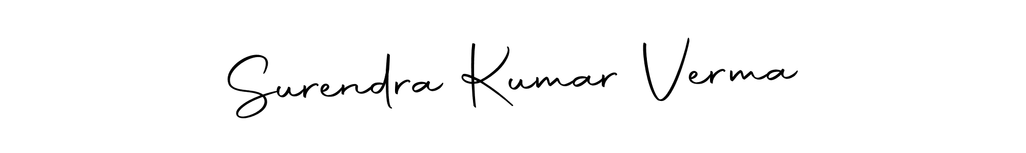 Make a beautiful signature design for name Surendra Kumar Verma. With this signature (Autography-DOLnW) style, you can create a handwritten signature for free. Surendra Kumar Verma signature style 10 images and pictures png