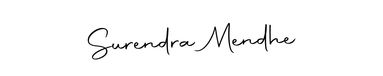 Autography-DOLnW is a professional signature style that is perfect for those who want to add a touch of class to their signature. It is also a great choice for those who want to make their signature more unique. Get Surendra Mendhe name to fancy signature for free. Surendra Mendhe signature style 10 images and pictures png