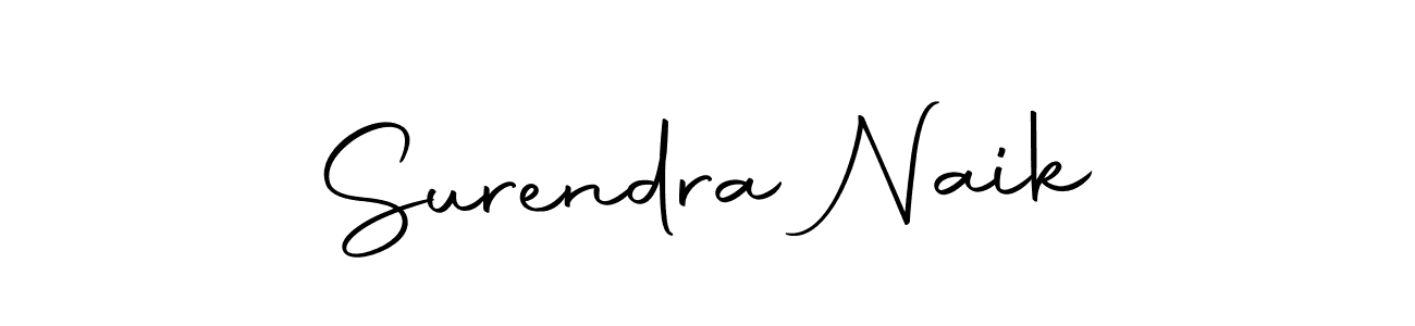 Design your own signature with our free online signature maker. With this signature software, you can create a handwritten (Autography-DOLnW) signature for name Surendra Naik. Surendra Naik signature style 10 images and pictures png