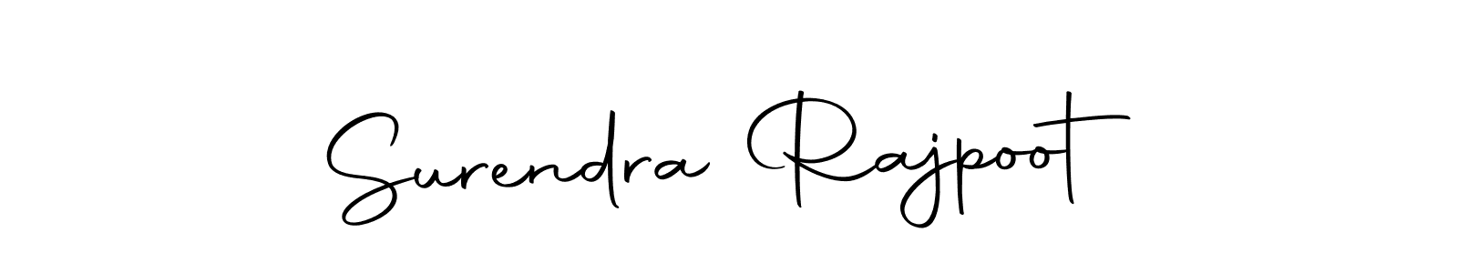 Create a beautiful signature design for name Surendra Rajpoot. With this signature (Autography-DOLnW) fonts, you can make a handwritten signature for free. Surendra Rajpoot signature style 10 images and pictures png