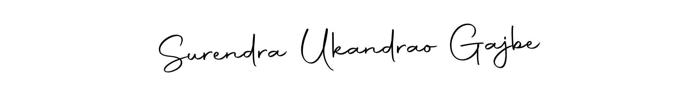 It looks lik you need a new signature style for name Surendra Ukandrao Gajbe. Design unique handwritten (Autography-DOLnW) signature with our free signature maker in just a few clicks. Surendra Ukandrao Gajbe signature style 10 images and pictures png
