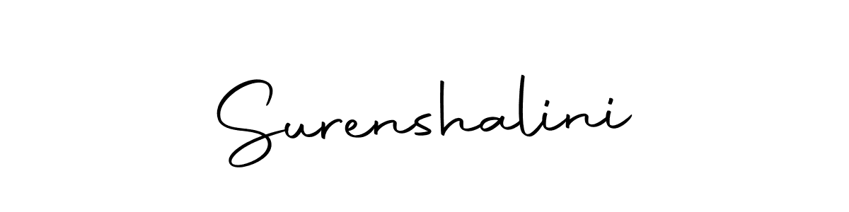Also we have Surenshalini name is the best signature style. Create professional handwritten signature collection using Autography-DOLnW autograph style. Surenshalini signature style 10 images and pictures png