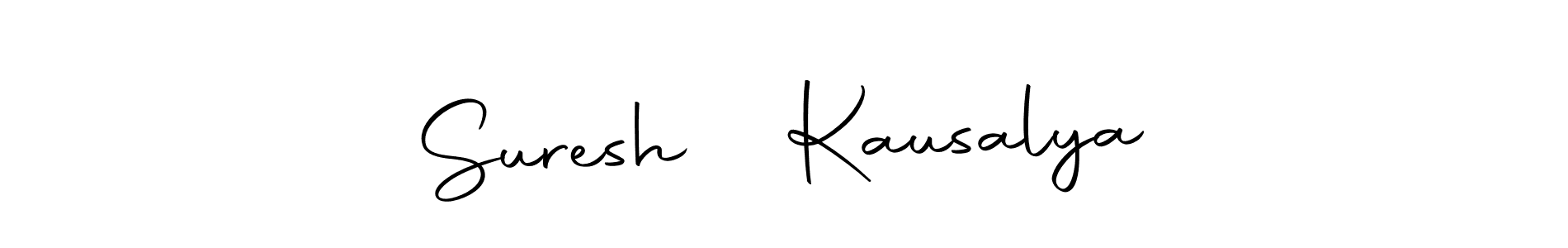 Use a signature maker to create a handwritten signature online. With this signature software, you can design (Autography-DOLnW) your own signature for name Suresh ♡ Kausalya. Suresh ♡ Kausalya signature style 10 images and pictures png