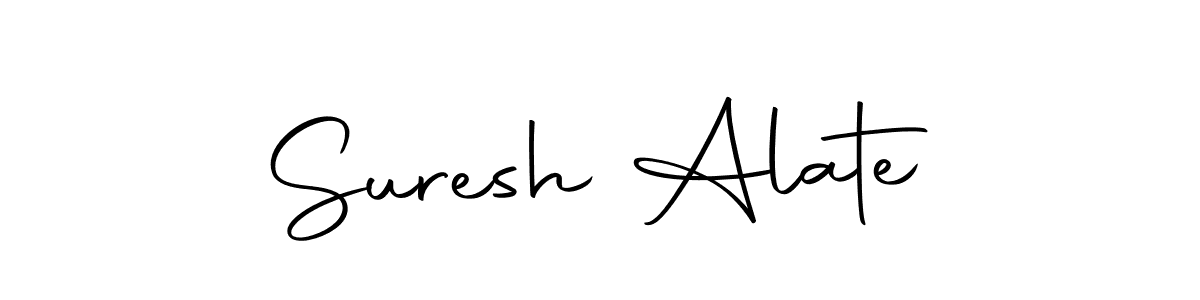 Create a beautiful signature design for name Suresh Alate. With this signature (Autography-DOLnW) fonts, you can make a handwritten signature for free. Suresh Alate signature style 10 images and pictures png