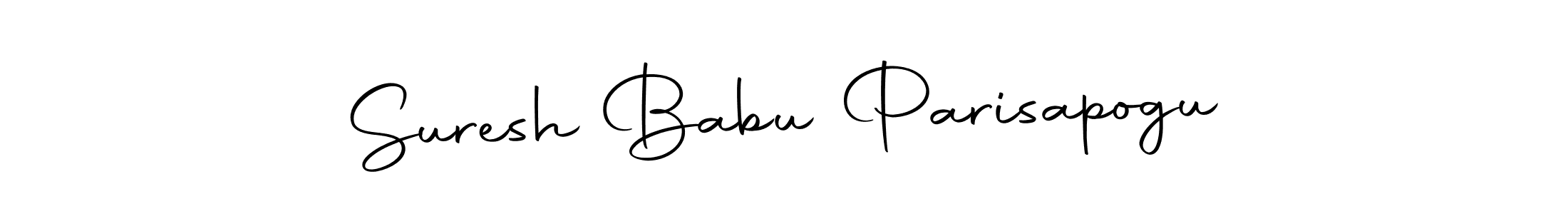 Suresh Babu Parisapogu stylish signature style. Best Handwritten Sign (Autography-DOLnW) for my name. Handwritten Signature Collection Ideas for my name Suresh Babu Parisapogu. Suresh Babu Parisapogu signature style 10 images and pictures png