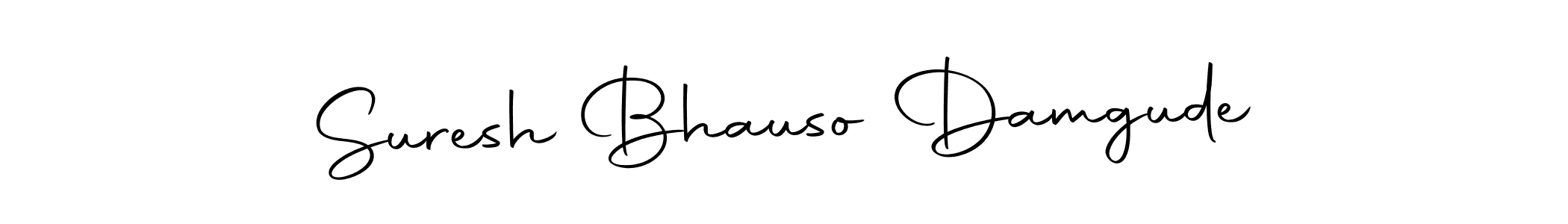 The best way (Autography-DOLnW) to make a short signature is to pick only two or three words in your name. The name Suresh Bhauso Damgude include a total of six letters. For converting this name. Suresh Bhauso Damgude signature style 10 images and pictures png