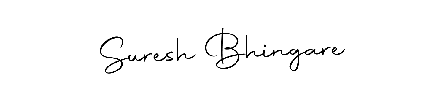 Use a signature maker to create a handwritten signature online. With this signature software, you can design (Autography-DOLnW) your own signature for name Suresh Bhingare. Suresh Bhingare signature style 10 images and pictures png