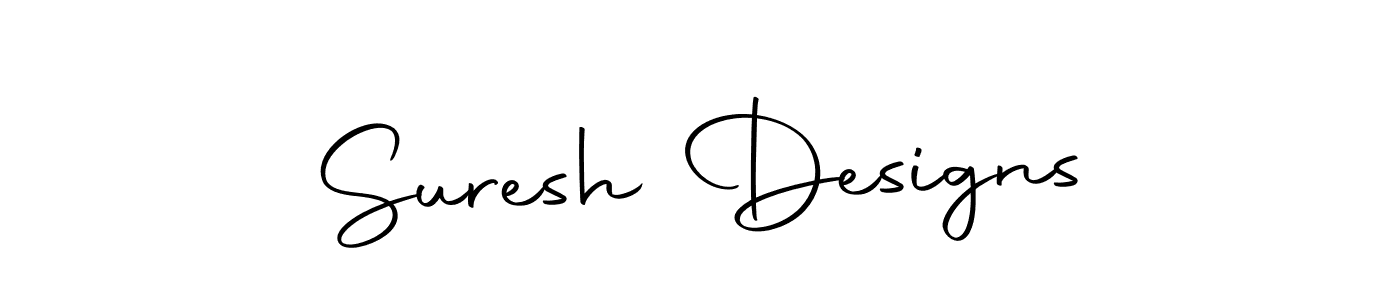 Design your own signature with our free online signature maker. With this signature software, you can create a handwritten (Autography-DOLnW) signature for name Suresh Designs. Suresh Designs signature style 10 images and pictures png