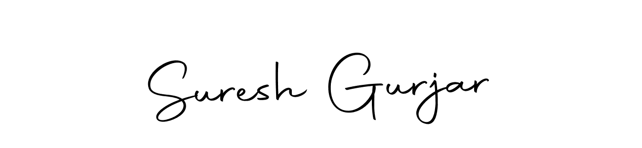 You should practise on your own different ways (Autography-DOLnW) to write your name (Suresh Gurjar) in signature. don't let someone else do it for you. Suresh Gurjar signature style 10 images and pictures png