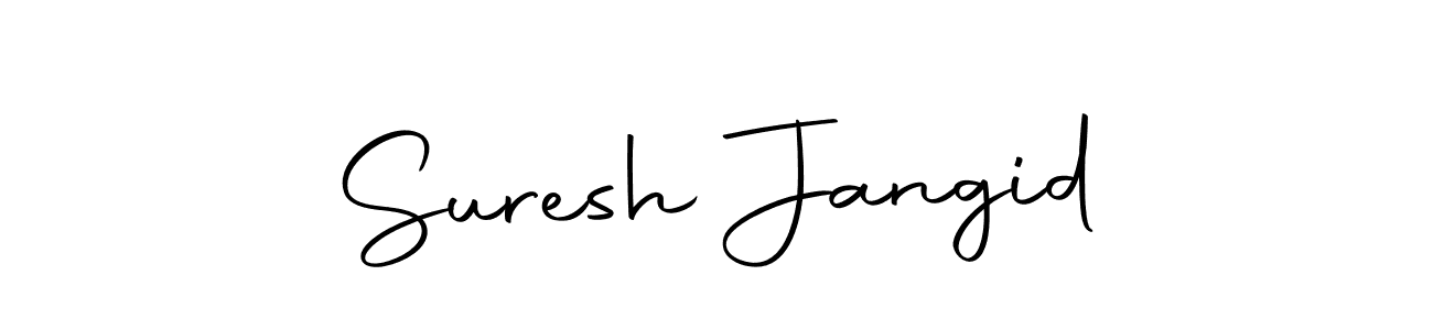 Design your own signature with our free online signature maker. With this signature software, you can create a handwritten (Autography-DOLnW) signature for name Suresh Jangid. Suresh Jangid signature style 10 images and pictures png