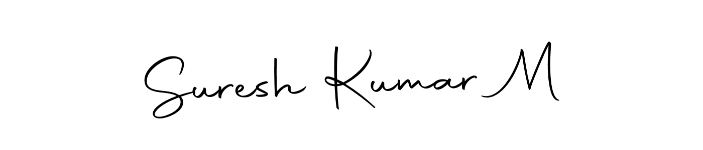 Design your own signature with our free online signature maker. With this signature software, you can create a handwritten (Autography-DOLnW) signature for name Suresh Kumar M. Suresh Kumar M signature style 10 images and pictures png