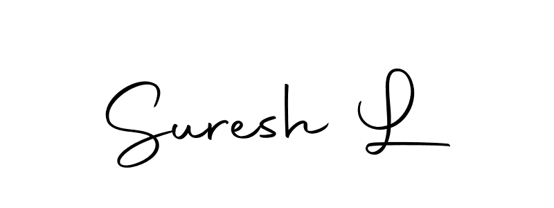 The best way (Autography-DOLnW) to make a short signature is to pick only two or three words in your name. The name Suresh L include a total of six letters. For converting this name. Suresh L signature style 10 images and pictures png