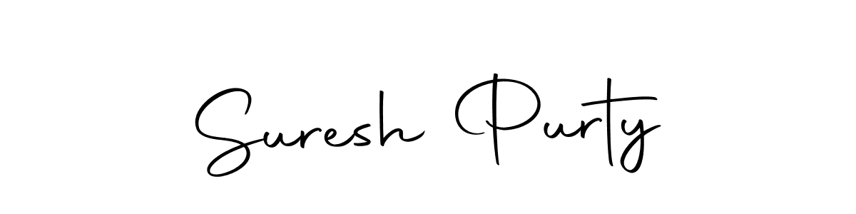 The best way (Autography-DOLnW) to make a short signature is to pick only two or three words in your name. The name Suresh Purty include a total of six letters. For converting this name. Suresh Purty signature style 10 images and pictures png