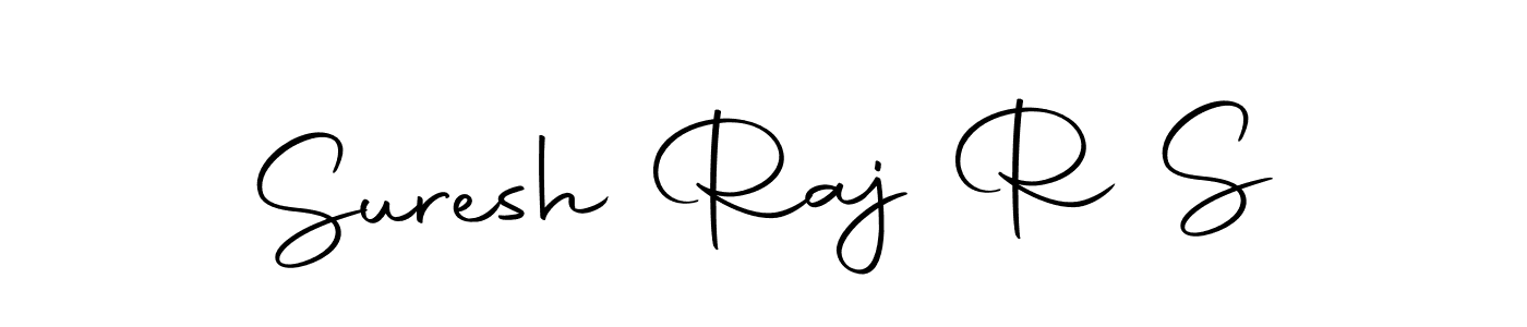 The best way (Autography-DOLnW) to make a short signature is to pick only two or three words in your name. The name Suresh Raj R S include a total of six letters. For converting this name. Suresh Raj R S signature style 10 images and pictures png