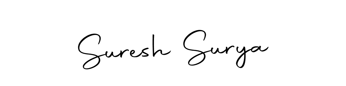 Create a beautiful signature design for name Suresh Surya. With this signature (Autography-DOLnW) fonts, you can make a handwritten signature for free. Suresh Surya signature style 10 images and pictures png