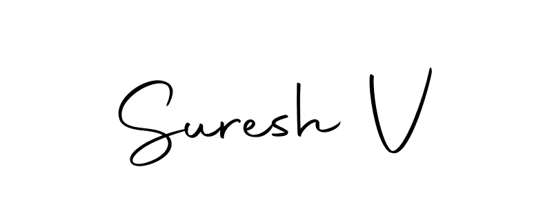 The best way (Autography-DOLnW) to make a short signature is to pick only two or three words in your name. The name Suresh V include a total of six letters. For converting this name. Suresh V signature style 10 images and pictures png