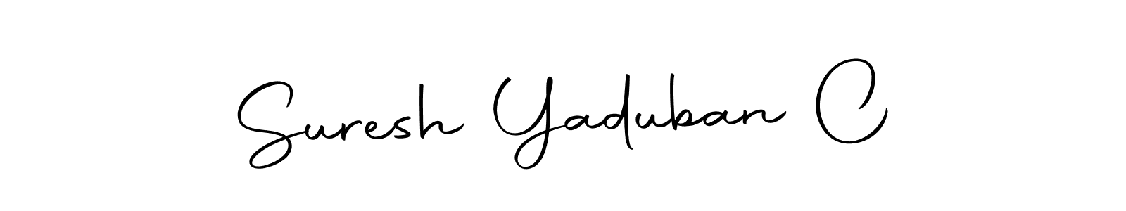 Here are the top 10 professional signature styles for the name Suresh Yaduban C. These are the best autograph styles you can use for your name. Suresh Yaduban C signature style 10 images and pictures png