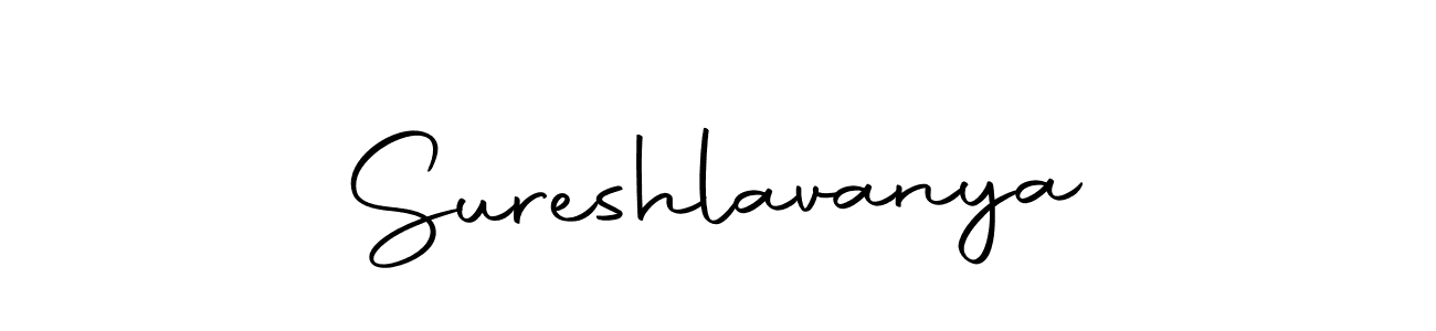 Use a signature maker to create a handwritten signature online. With this signature software, you can design (Autography-DOLnW) your own signature for name Sureshlavanya. Sureshlavanya signature style 10 images and pictures png