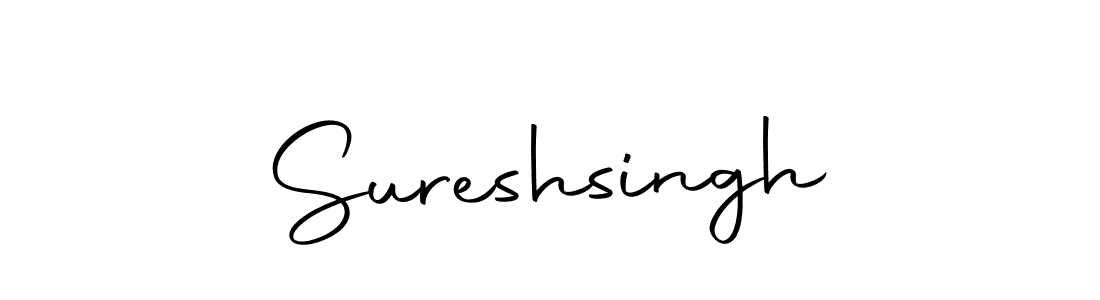 Use a signature maker to create a handwritten signature online. With this signature software, you can design (Autography-DOLnW) your own signature for name Sureshsingh. Sureshsingh signature style 10 images and pictures png