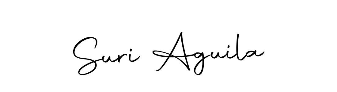 Also we have Suri Aguila name is the best signature style. Create professional handwritten signature collection using Autography-DOLnW autograph style. Suri Aguila signature style 10 images and pictures png