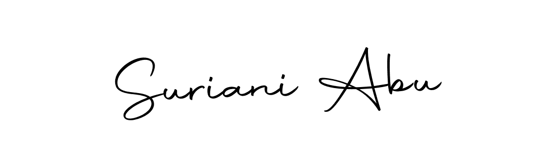 How to Draw Suriani Abu signature style? Autography-DOLnW is a latest design signature styles for name Suriani Abu. Suriani Abu signature style 10 images and pictures png