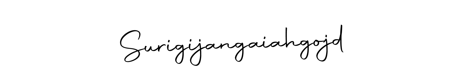 The best way (Autography-DOLnW) to make a short signature is to pick only two or three words in your name. The name Surigijangaiahgojd include a total of six letters. For converting this name. Surigijangaiahgojd signature style 10 images and pictures png