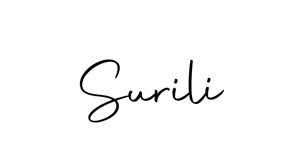 Make a beautiful signature design for name Surili. Use this online signature maker to create a handwritten signature for free. Surili signature style 10 images and pictures png